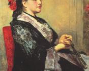 玛丽史帝文森卡萨特 - Portrait of a Lady of Seville